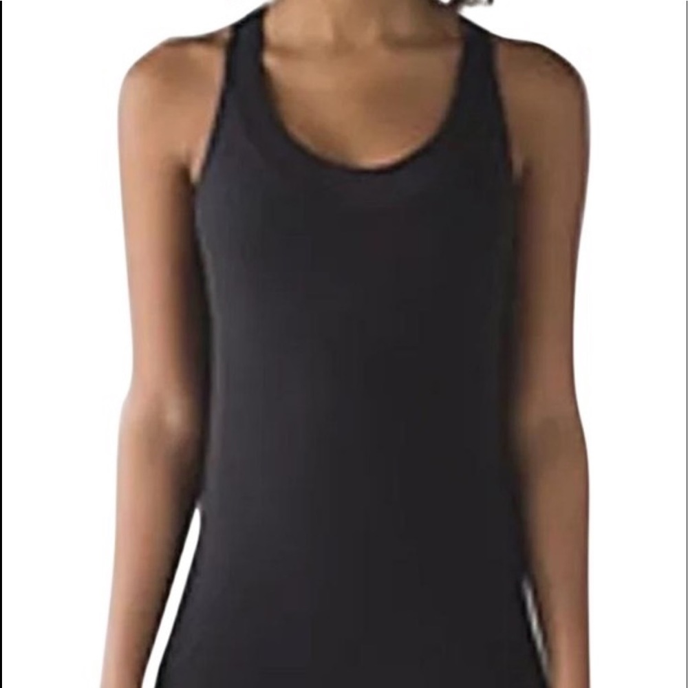 Women’s Black lululemon Racerback tank